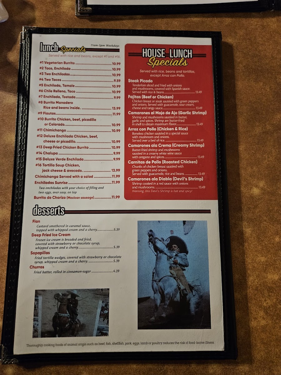 Menu El Toro Mexican Restaurant-3