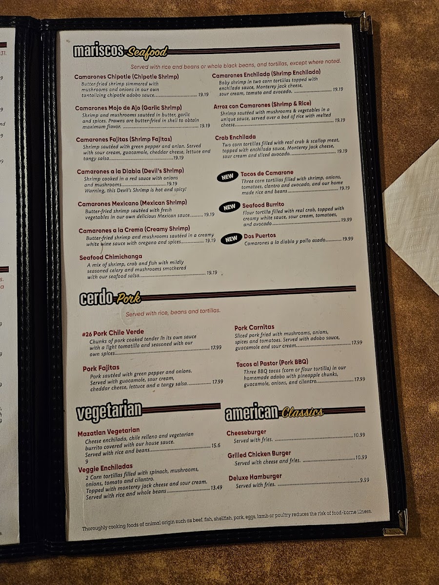 Menu El Toro Mexican Restaurant-4