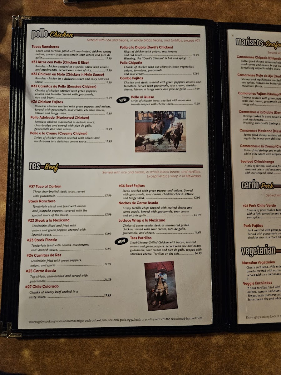 Menu El Toro Mexican Restaurant-5